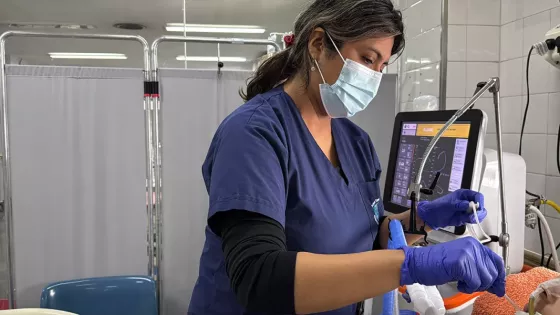 La Unidad de Kinesiología del hospital Materno Infantil realizó más de 18 mil prestaciones