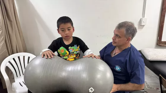 La Unidad de Kinesiología del hospital Materno Infantil realizó más de 18 mil prestaciones