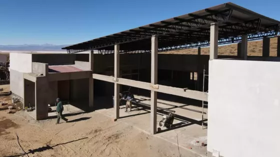 En La Poma avanza la construcción de un edificio educativo para el nivel secundario