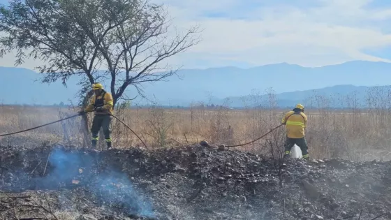 Controlaron focos de incendios de pastizales en la zona sur de la ciudad
