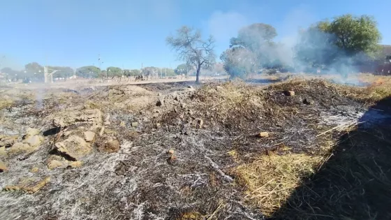 Distintas áreas operativas de Seguridad intervinieron por incendios de pastizales en Capital y el Valle de Lerma