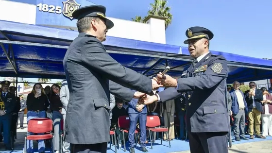 El vicegobernador tomó juramento a las nuevas autoridades de la Jefatura de Policía