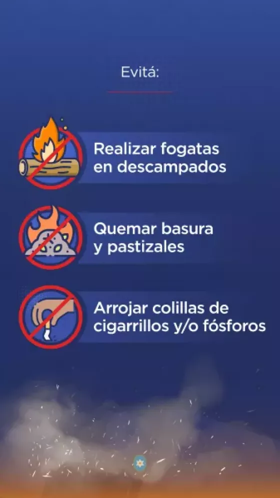 Recomendaciones para prevenir incendios forestales ante condiciones de alto riesgo