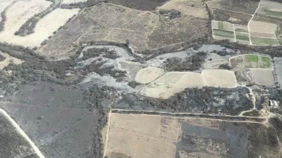 Defensa Civil realizó sobrevuelo de monitoreo en Salta Capital y alrededores tras los incendios
