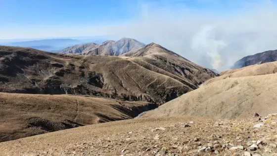 La Provincia asiste financieramente a Nazareno por los incendios