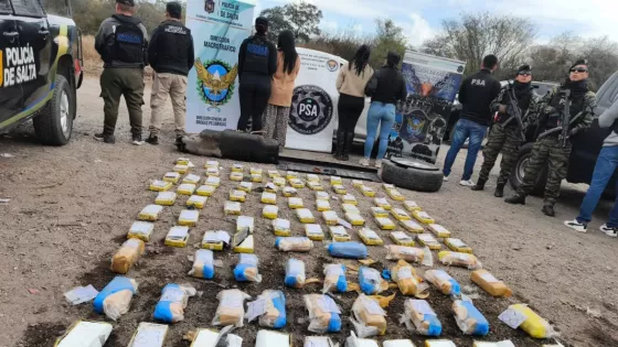 La Policía de Salta desarticuló una organización narcocriminal y secuestró más de 190 kilos de cocaína