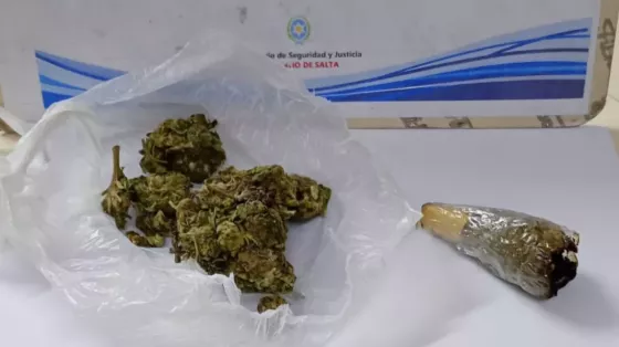 La Policía de Salta secuestró más de 400 dosis de marihuana y demoró a dos personas