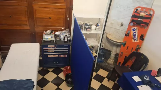 SAMEC instaló un puesto sanitario fijo en la Catedral para la cobertura sanitaria del Milagro Salteño