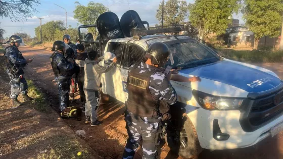 Operativo integral de Protección Ciudadana en Colonia Santa Rosa y Pichanal