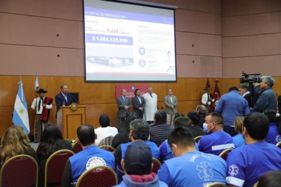 Presentación del proyecto del hospital de Emergencias.