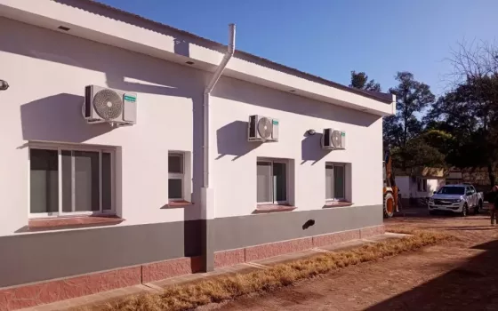 Avanzan las obras de ampliación y refuncionalización del hospital de El Galpón