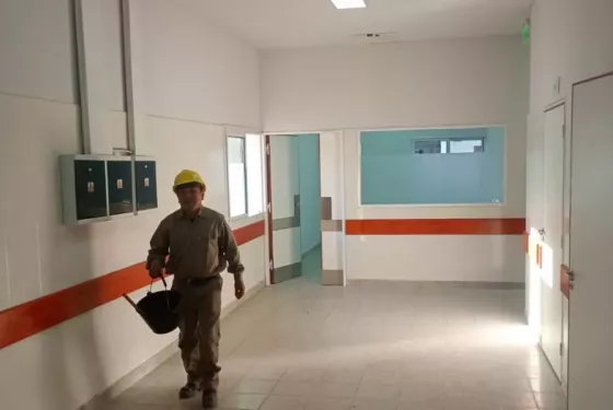 Avanzan las obras de ampliación y refuncionalización del hospital de El Galpón
