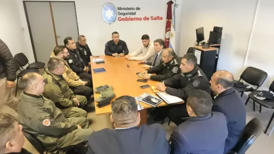 Potenciarán el trabajo investigativo y preventivo entre la Policia de Salta y fuerzas de seguridad nacionales