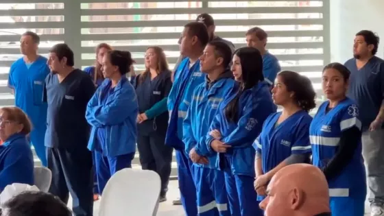 El SAMEC conmemora 39 años al servicio de la comunidad con un acto institucional y un simulacro de emergencia vial