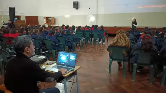 El Sistema de Emergencias 9-1-1 brindó una charla informativa a alumnos del Colegio de Jesús