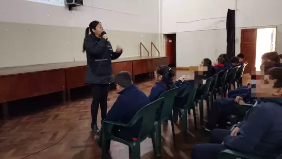 El Sistema de Emergencias 9-1-1 brindó una charla informativa a alumnos del Colegio de Jesús