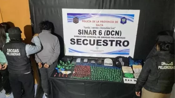 Desarticulan cuatro bocas de expendio y secuestra más de 11 mil dosis de droga