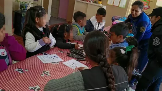 Se realizó una jornada preventiva, recreativa y de concientización sobre problemáticas sociales en los parajes de La Zanja y Agua Negra