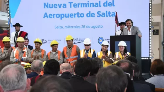 Sáenz inauguró la nueva terminal del Aeropuerto de Salta, que se consolida como el más importante del país después de Ezeiza y Aeroparque
