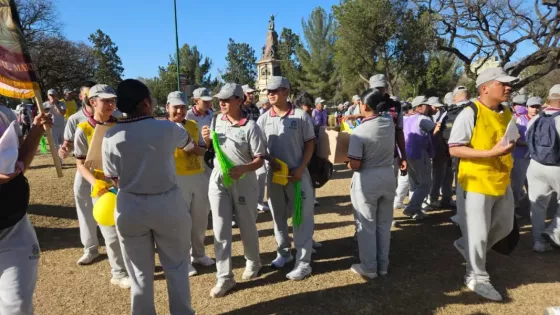 Las escuelas de formación policial peregrinaron hacia la Catedral Basílica en honor al Señor y la Virgen del Milagro