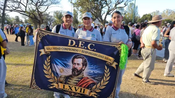 Las escuelas de formación policial peregrinaron hacia la Catedral Basílica en honor al Señor y la Virgen del Milagro