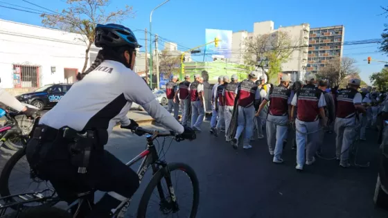 Las escuelas de formación policial peregrinaron hacia la Catedral Basílica en honor al Señor y la Virgen del Milagro