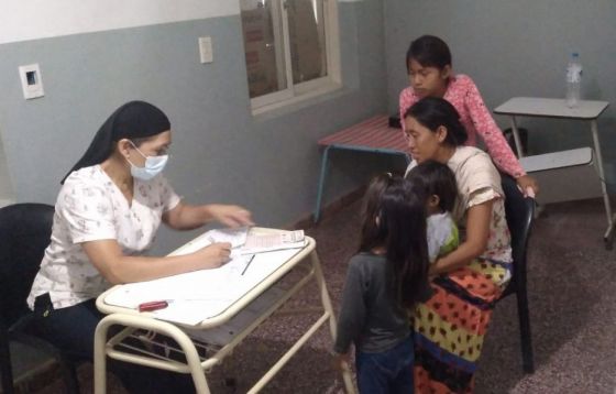 Con dos equipos del Refuerzo Norte se controló a 120 pacientes en comunidades originarias