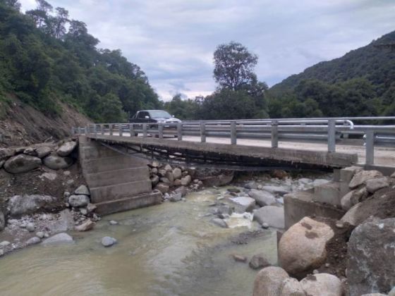 Finalizó la construcción de cuatro puentes vehiculares en la ruta provincial 7