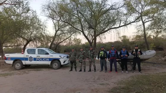 Infraccionan a pescadores ilegales en el río Juramento
