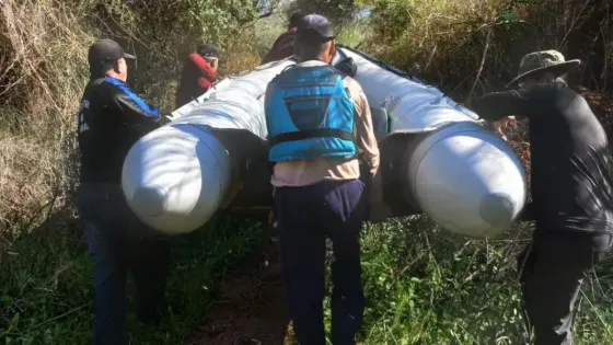 Infraccionan a pescadores ilegales en el río Juramento