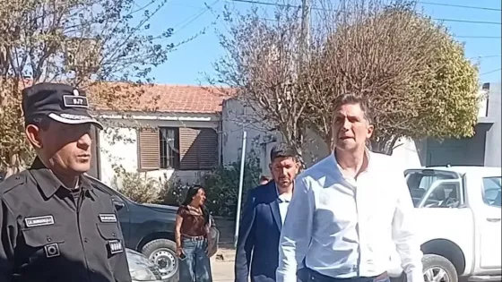 El ministro de Seguridad, Nicolás Avellaneda