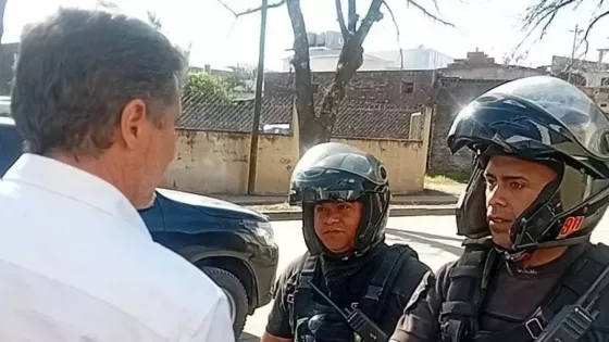 El ministro de Seguridad, Nicolás Avellaneda