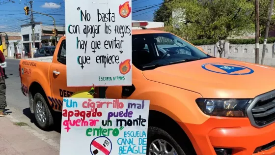 Docentes y alumnos participaron de una jornada sobre prevención de incendios
