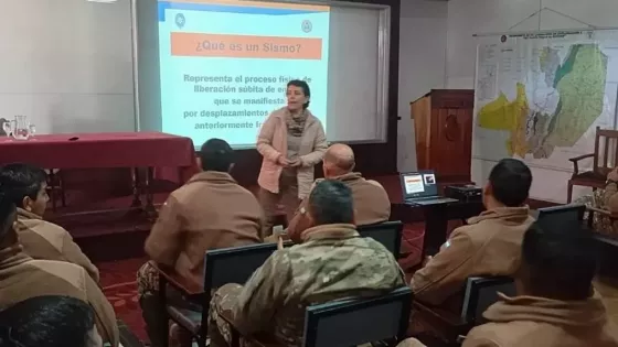 La Subsecretaria de Defensa Civil, brindó una jornada interinstitucional destinada al personal del Regimiento de Caballería de Exploración de Montaña 5° 