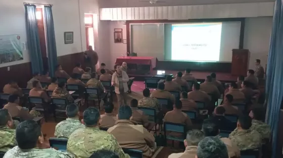 La Subsecretaria de Defensa Civil, brindó una jornada interinstitucional destinada al personal del Regimiento de Caballería de Exploración de Montaña 5° 