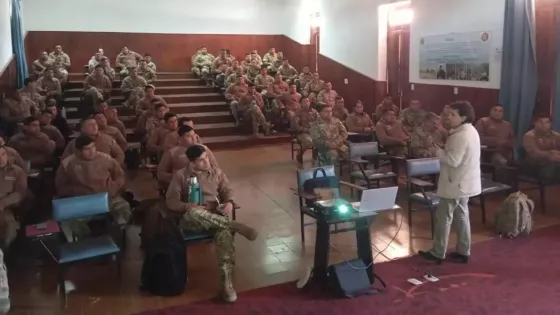 La Subsecretaria de Defensa Civil, brindó una jornada interinstitucional destinada al personal del Regimiento de Caballería de Exploración de Montaña 5° 