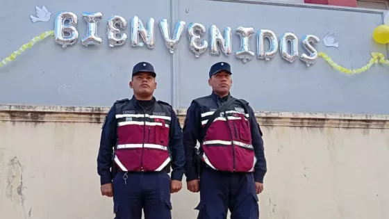 El Centro de Videovigilancia de la Policía de Salta recibió a peregrinos de Iruya y Nazareno