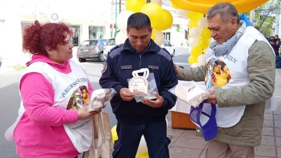 El Centro de Videovigilancia de la Policía de Salta recibió a peregrinos de Iruya y Nazareno