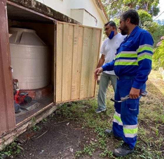 Aguas del Norte realiza trabajos preventivos en establecimientos educativos previo al inicio de ciclo lectivo