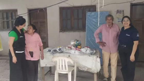 El Ministerio de Desarrollo Social sostiene la asistencia a familias en distintos puntos de la provincia