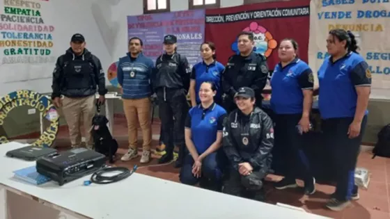 Seguridad concientiza a estudiantes sobre el consumo problemático de sustancias y microtráfico de drogas