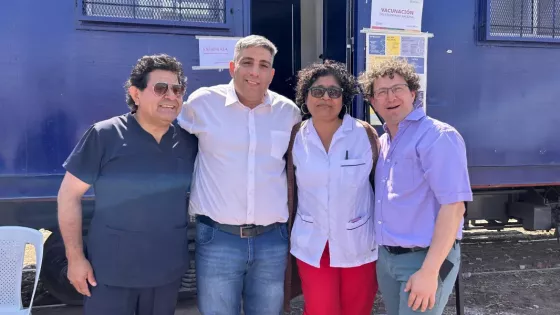 Tren 25 de Mayo brindando servicios en Gral. Güemes.
