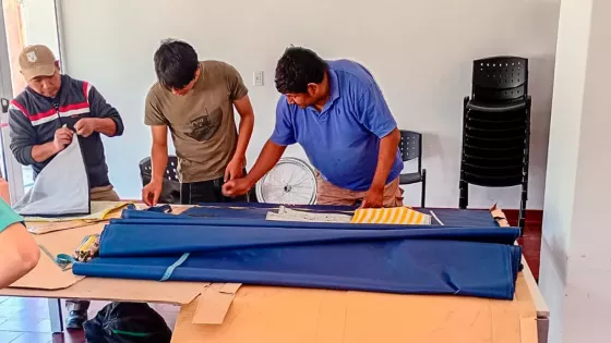 Finalizó en Cafayate el curso de reparación y mantenimiento de sillas de ruedas