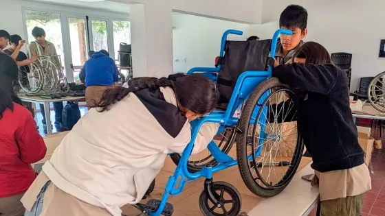 Finalizó en Cafayate el curso de reparación y mantenimiento de sillas de ruedas