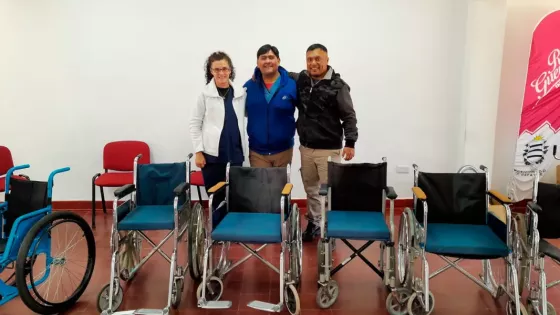 Finalizó en Cafayate el curso de reparación y mantenimiento de sillas de ruedas