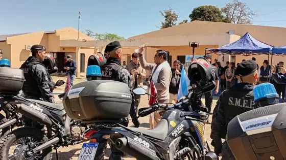 Con la entrega de recursos operativos se refuerza el patrullaje preventivo policial en General Güemes