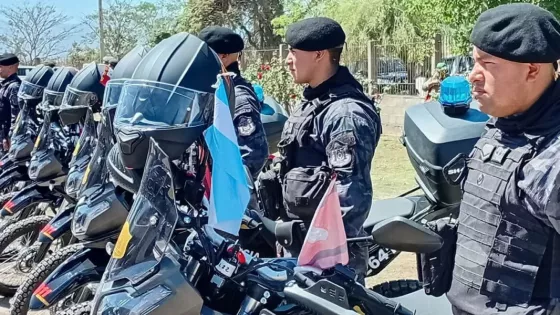 Con la entrega de recursos operativos se refuerza el patrullaje preventivo policial en General Güemes