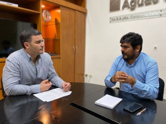 Reunión con el intendente Sumbay