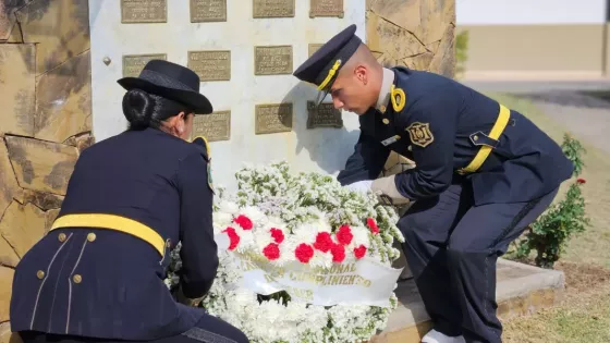 Rindieron homenaje a policías caídos en cumplimiento del deber
