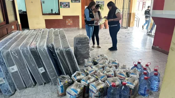 La Provincia asistió a familias afectadas por las lluvias en distintos municipios